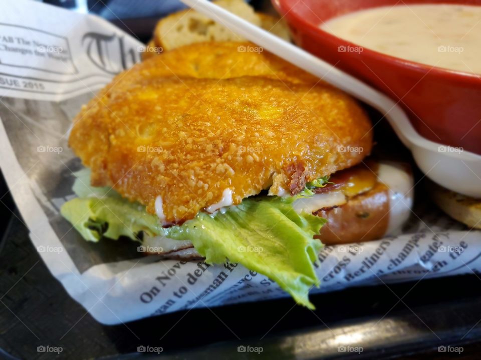 chicken bacon ranch sandwich