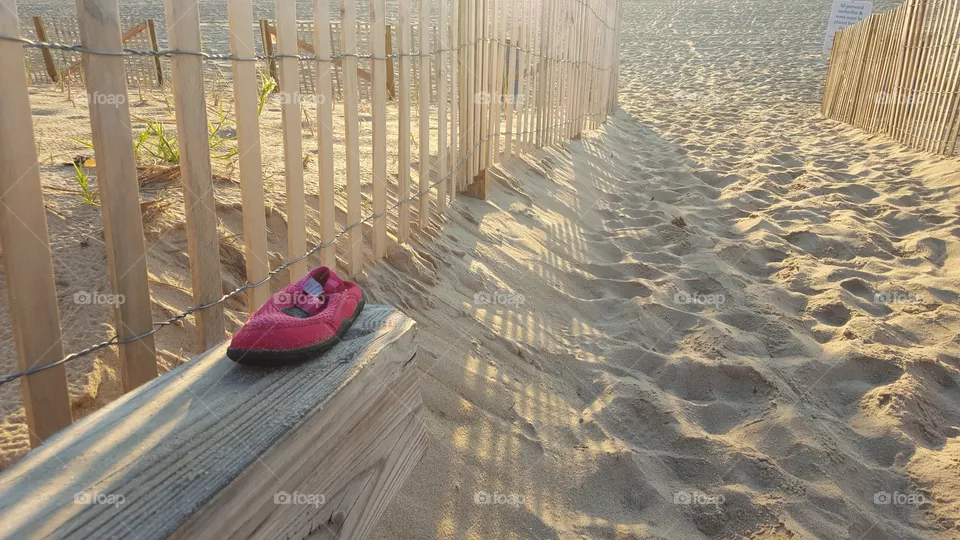 beach walk