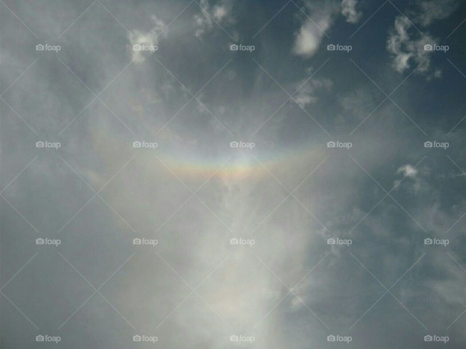 Rainbow in the sky!