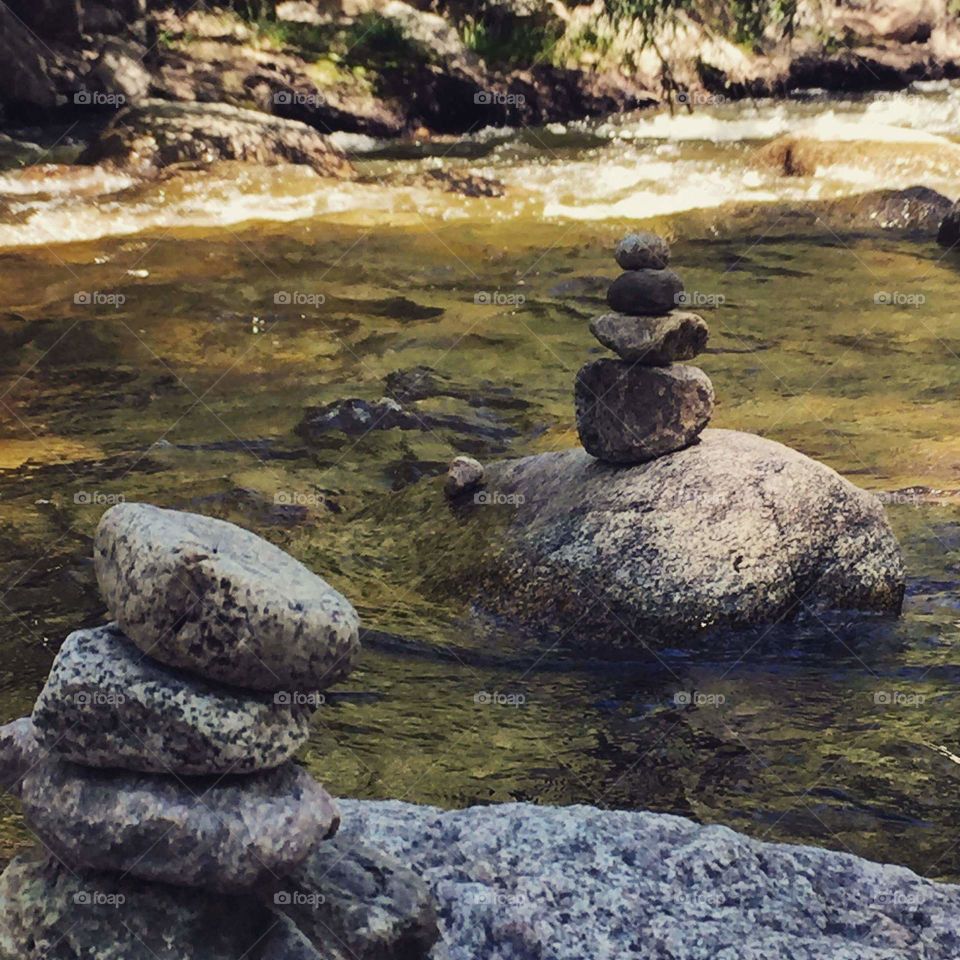 Stacking Rocks by the River is illegal