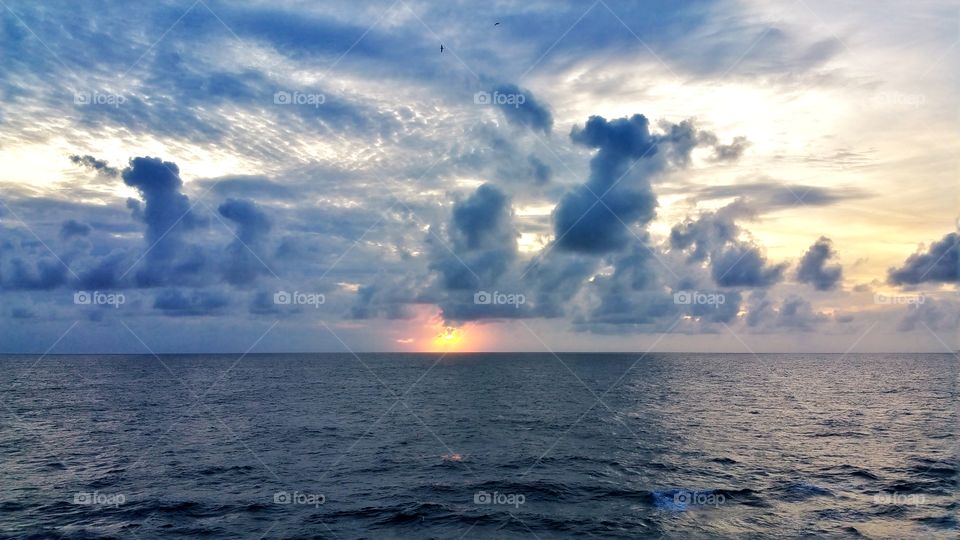 View of idyllic sea