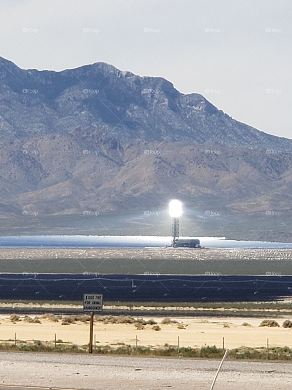 Solar panels at Primm, Stateline California & Nevada, USA