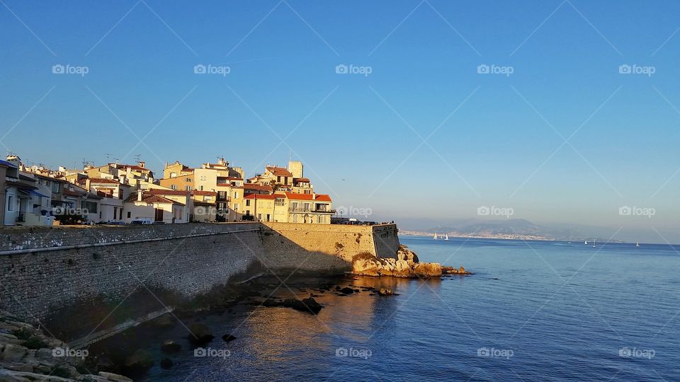 A view of Antibes, France