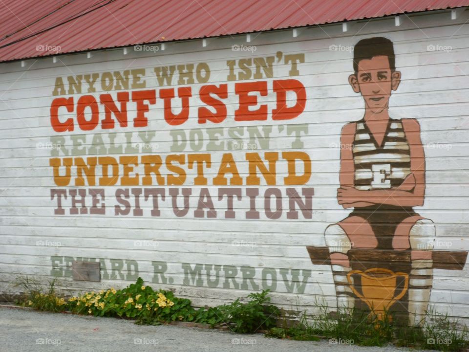 Edward R. Murrow mural