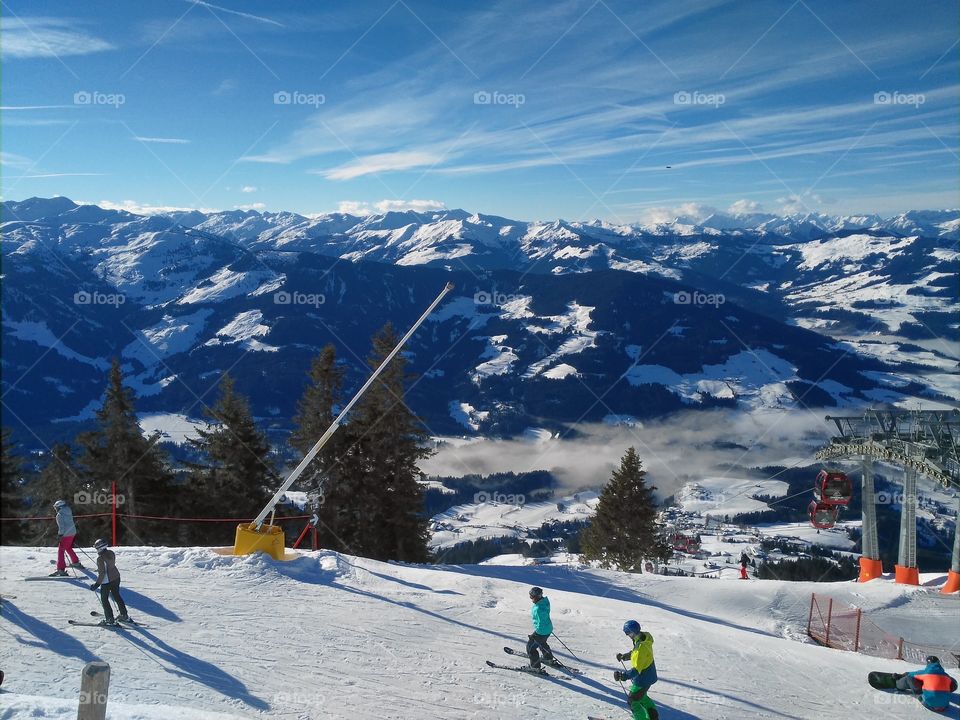 Alpen Winter Panorama