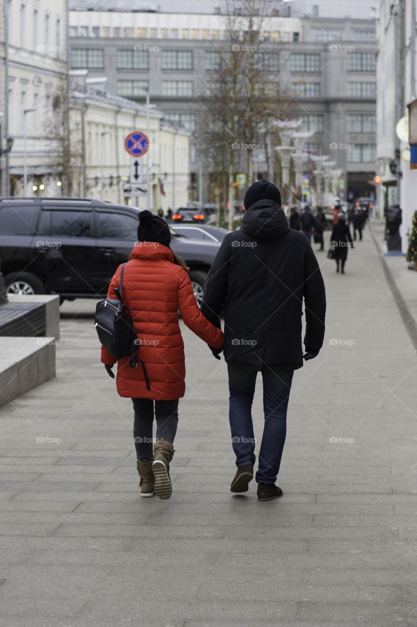 Street, City, Road, People, Pavement