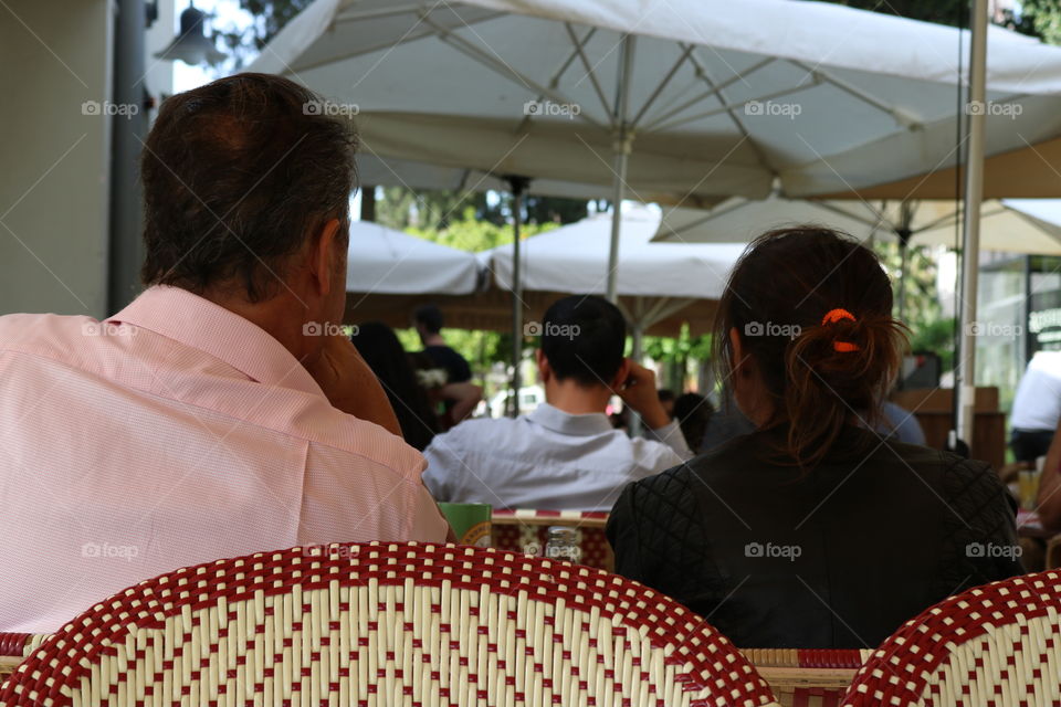 people at landwer cafe