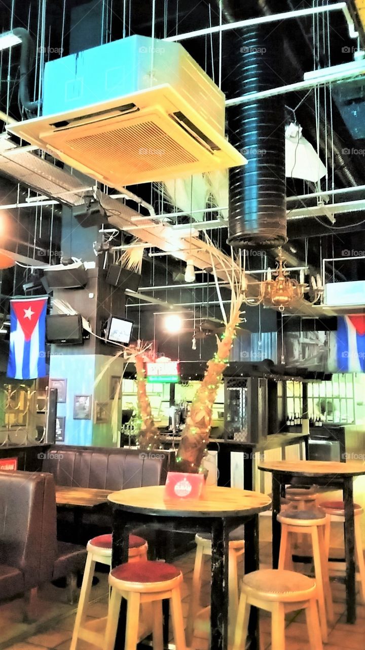 Interior of Wine Bar