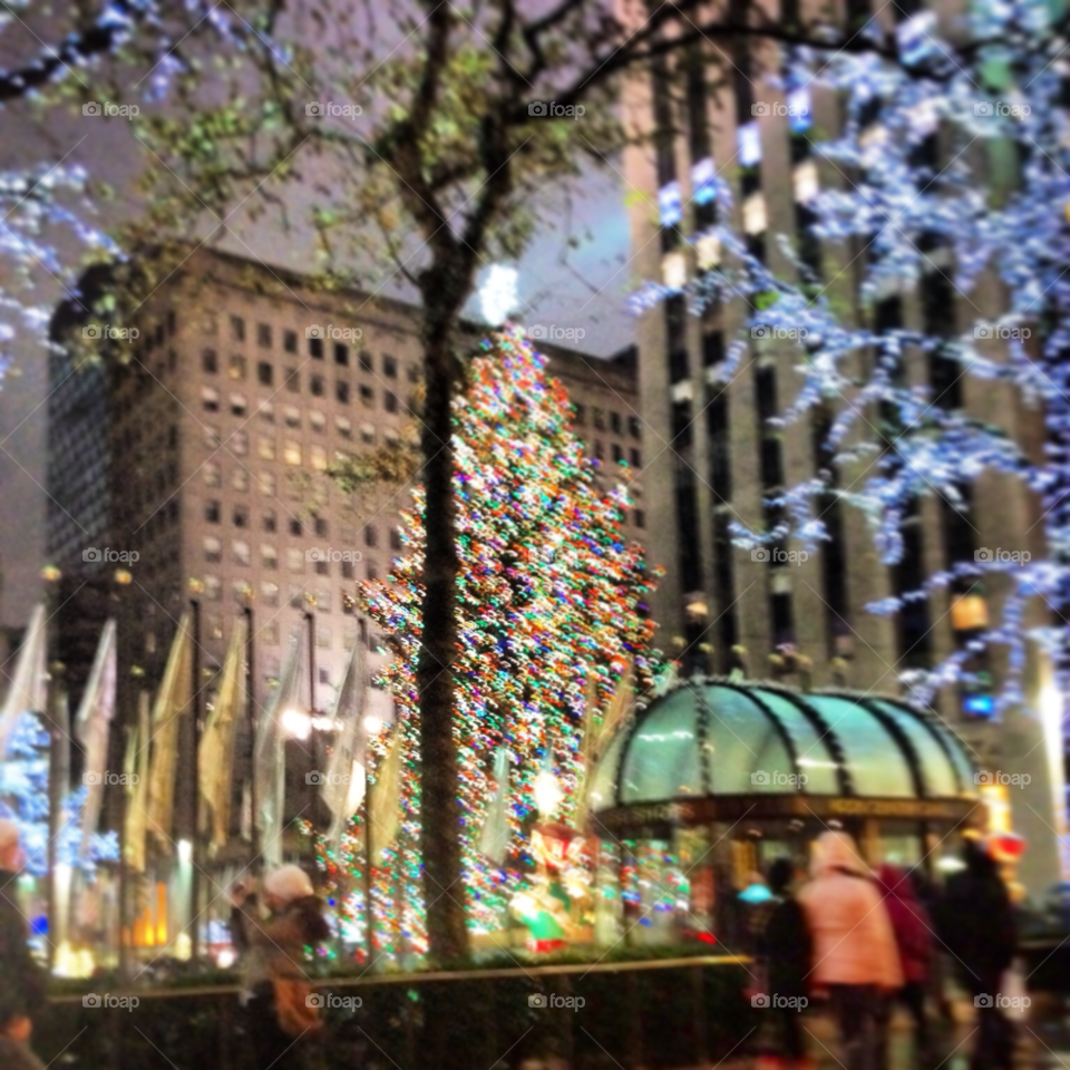 lights holiday manhattan christmas tree by michaella