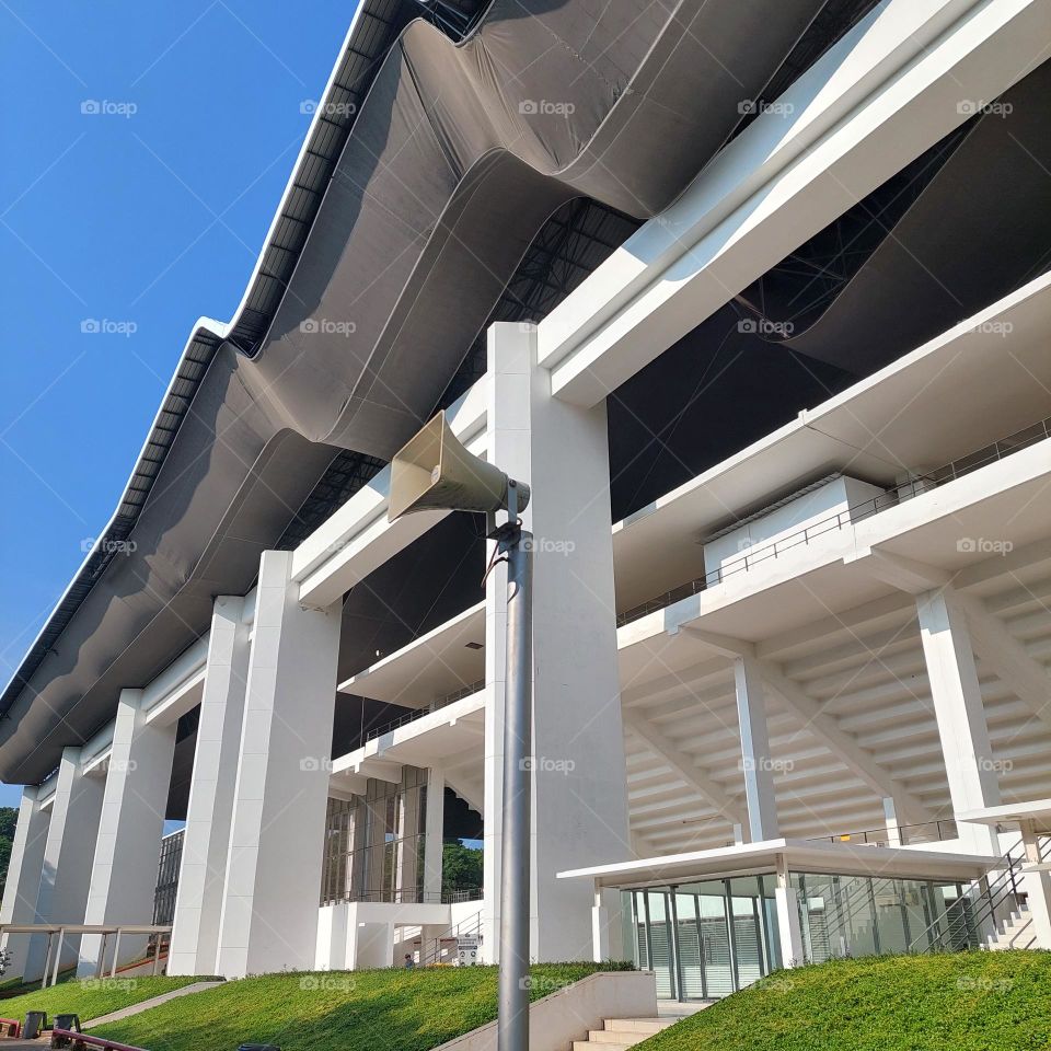 a building that has a unique and attractive design