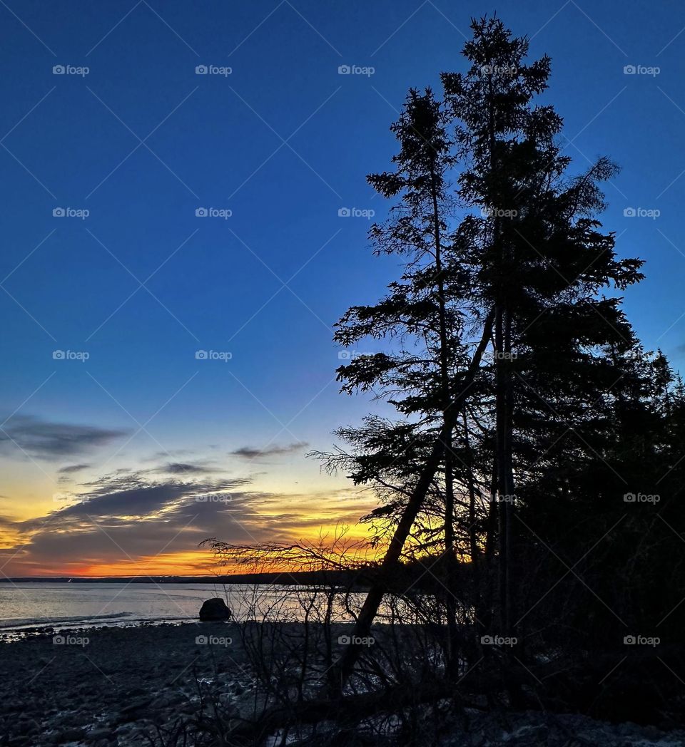 Sunrise on Lake Michigan 