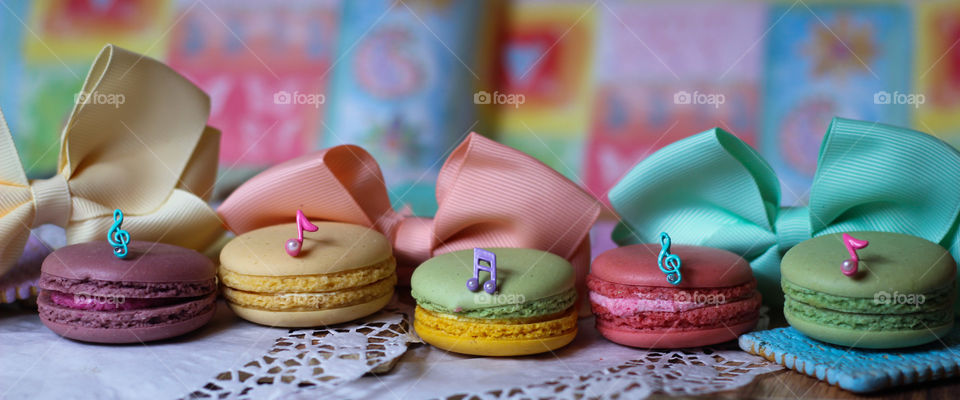 music macarons wonderland fairytale