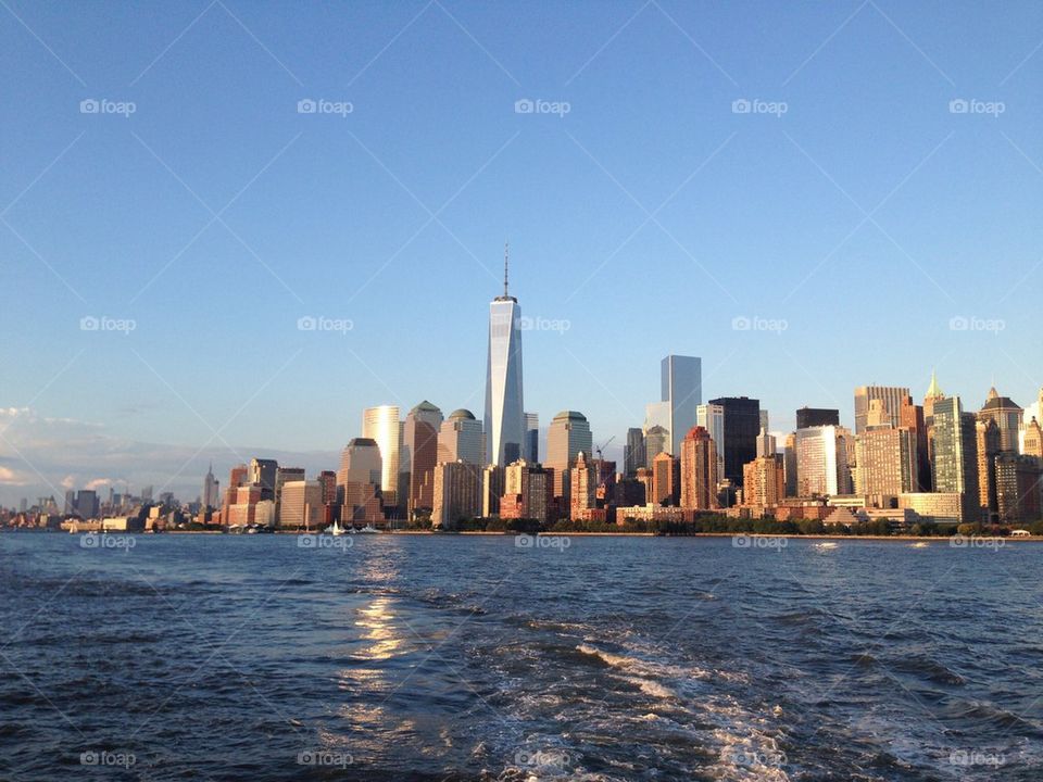 View of new york skyline