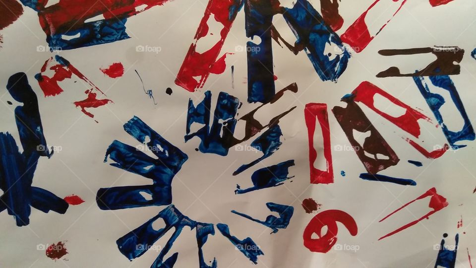 patriotic abstract