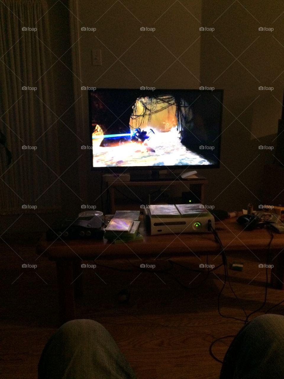 North American style relaxing!! Xbox and television 