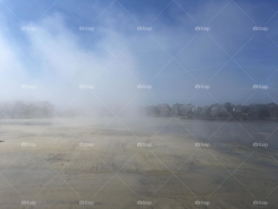 Fog on the beach 