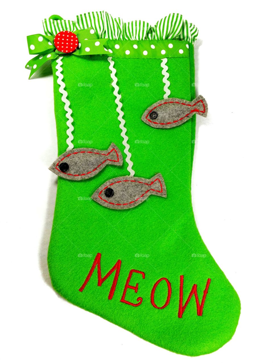 Kitten Christmas Stocking