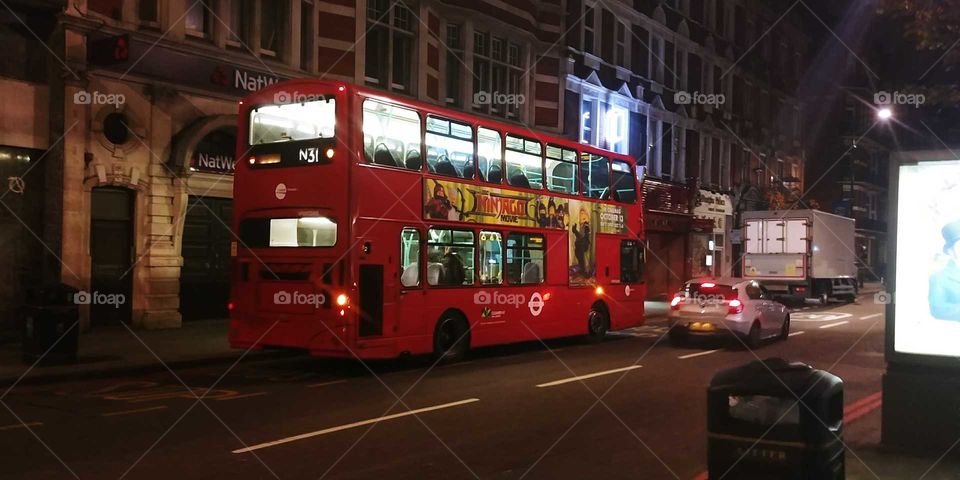 Double Decker bus in London