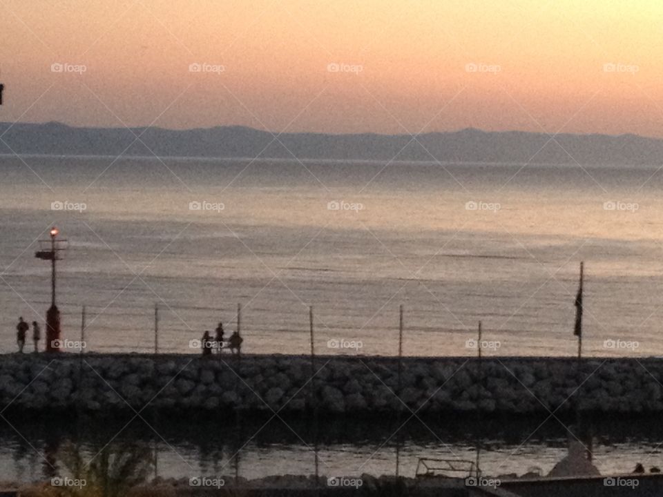 Sunset. View from my balcony 