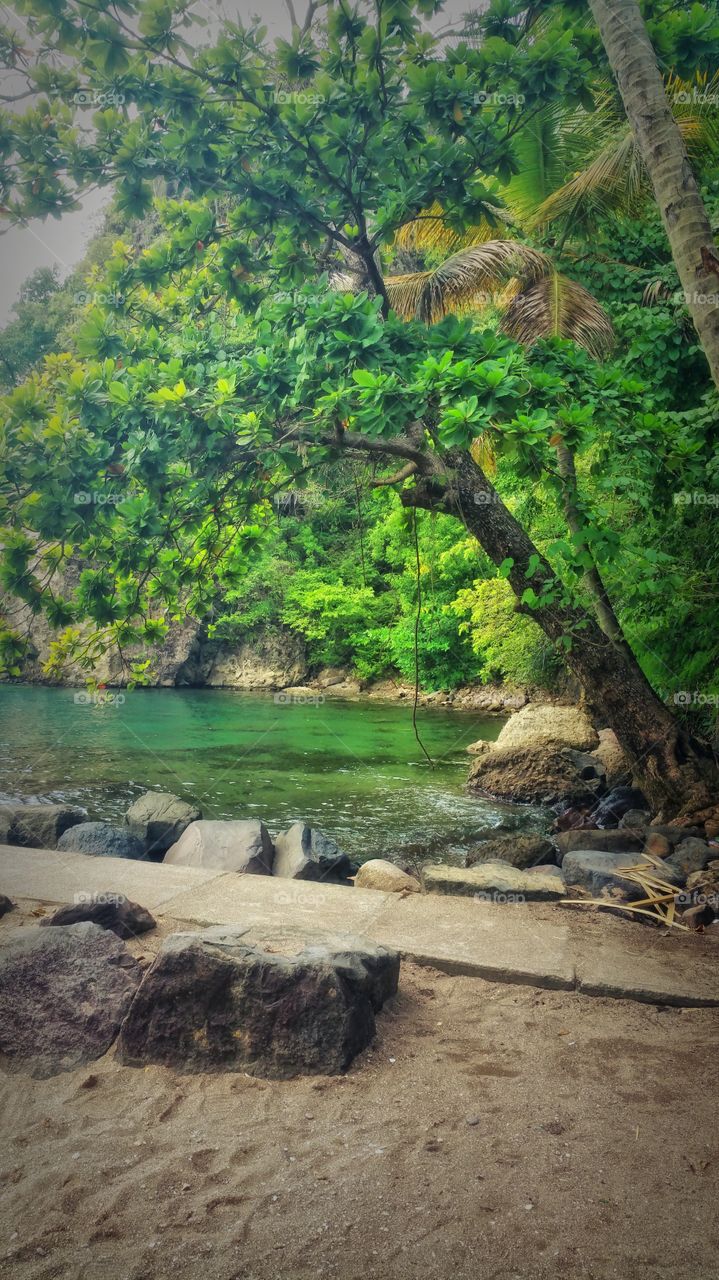 This is one of many St Lucia's breathtaking views