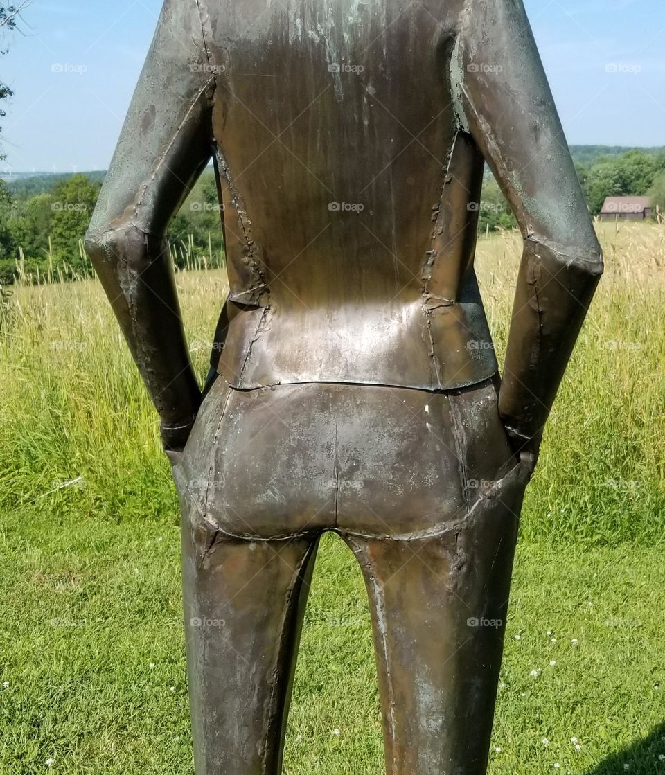 Metal Butt In A Field