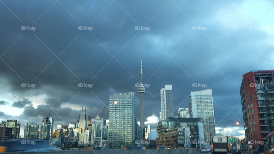 Storm in the city