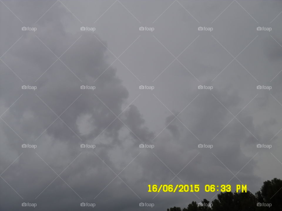 new thunder storms. this is a picture of some clouds that were in my area