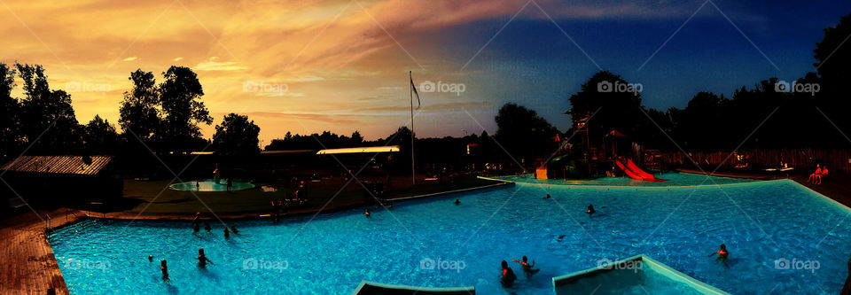 the pool in furuvik. taken in furuvik in sweden.