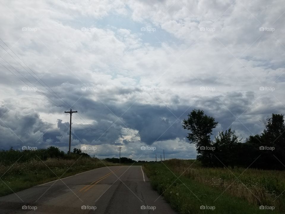Watching the storm clouds