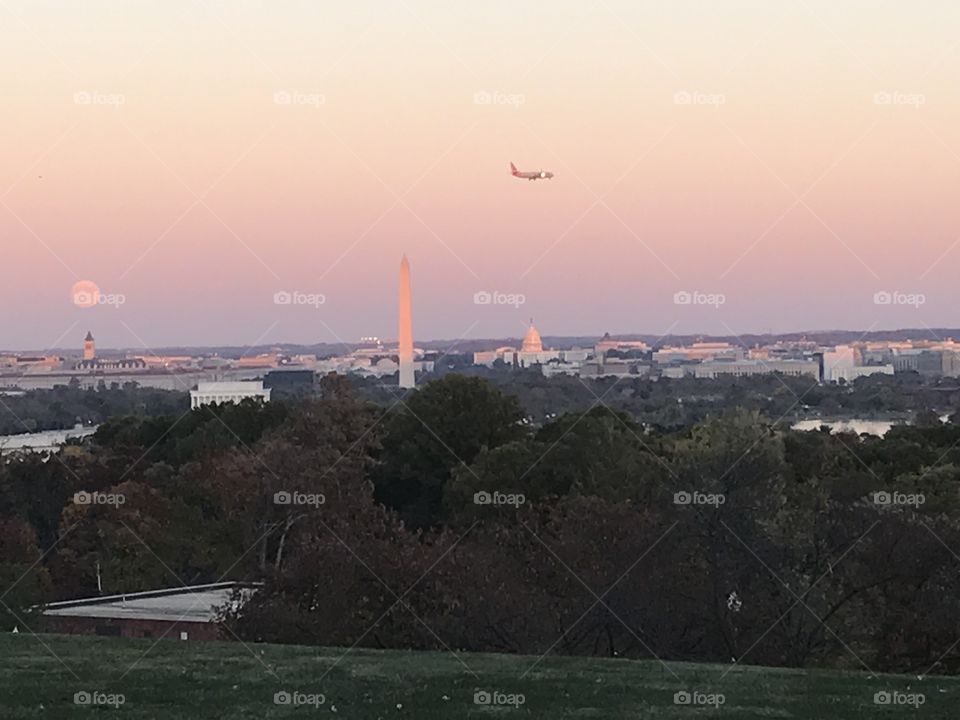 Evening in Washington DC 