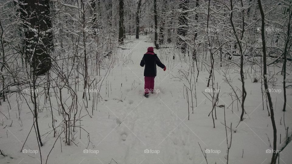 walking in a winter wonder land