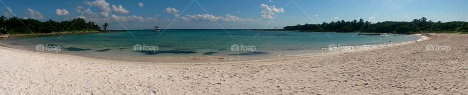 awesome beach with white sand