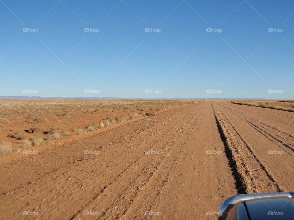australia outback south australia dirt track by Ross.stuff