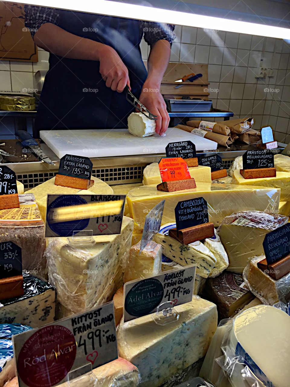 Cheeses at the Delicatessen!