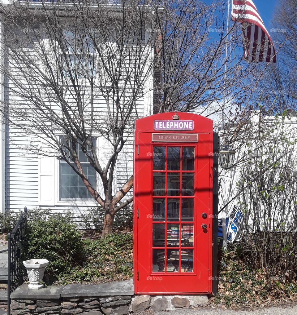 phone booth library