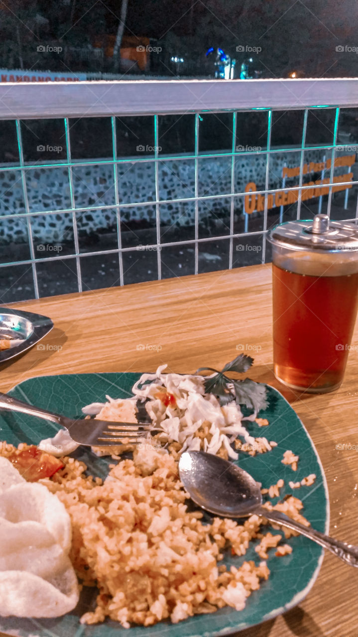 Fried Rice and Hot Tea