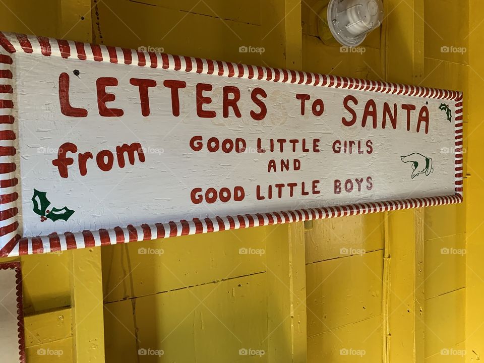 Santa letter 
