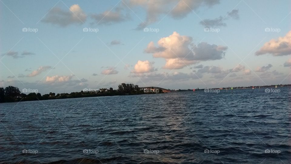 Indian River  Melbourne causew. picture from boat ramp