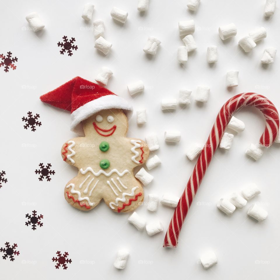 Prepping snacks for Santa 