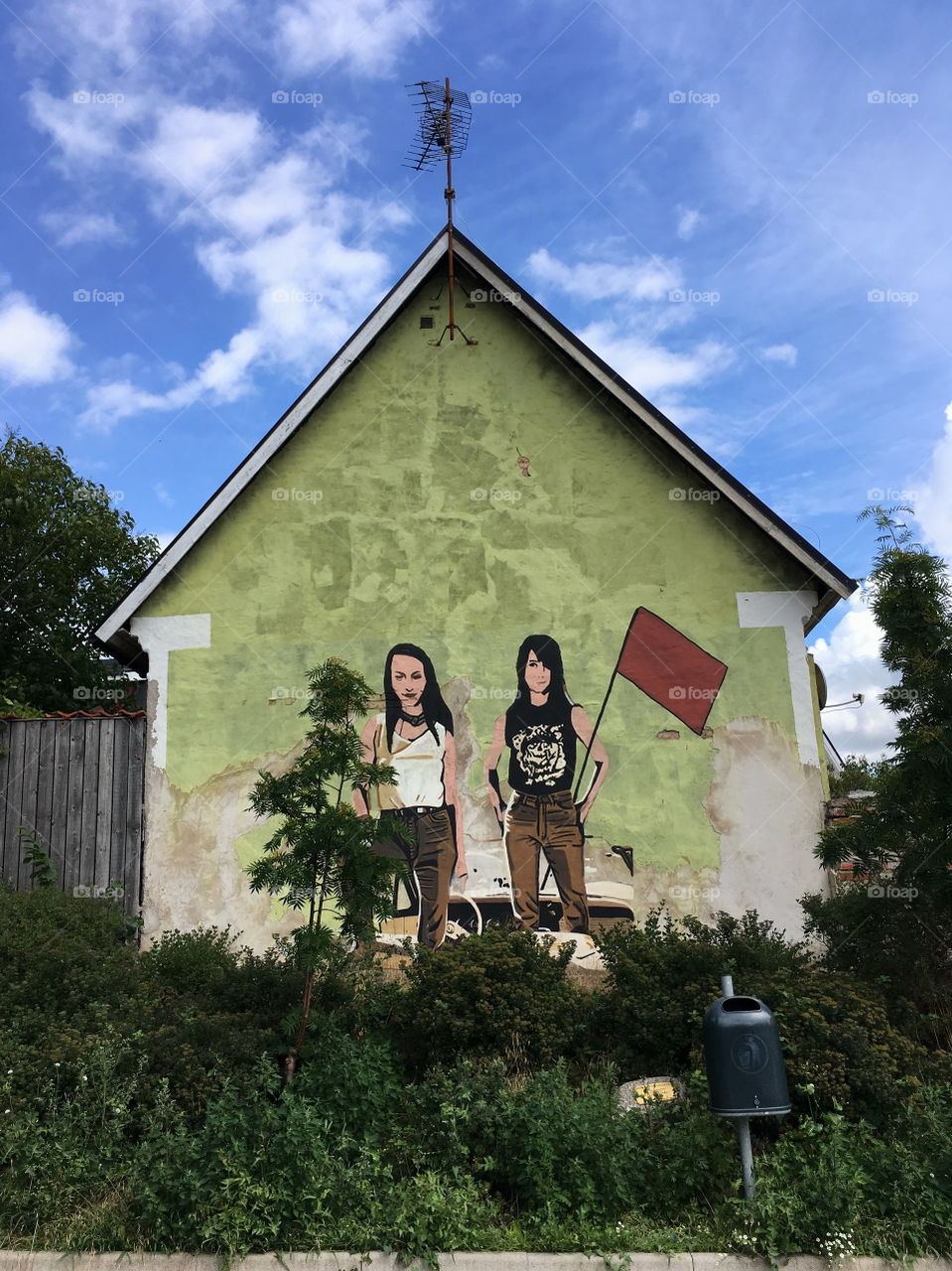 Mural in Kirseberg, Malmö.