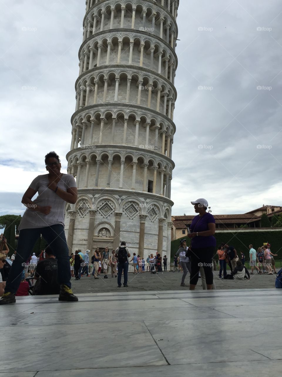 The Leaning Tower of Pisa and me.