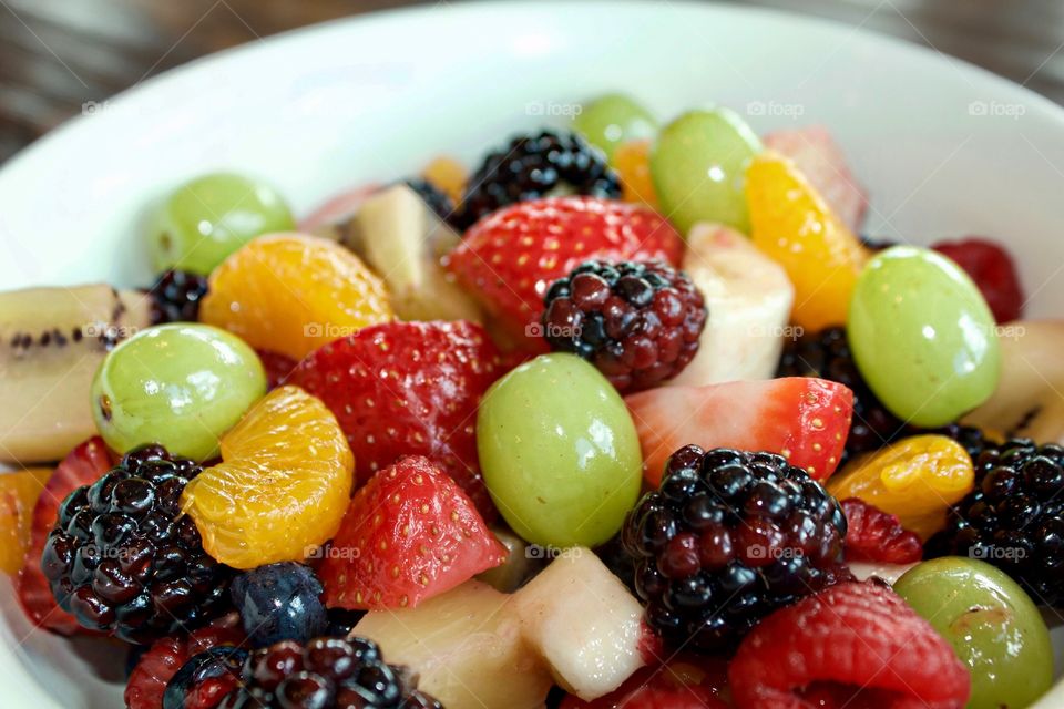 Close-up of salad served in bowl