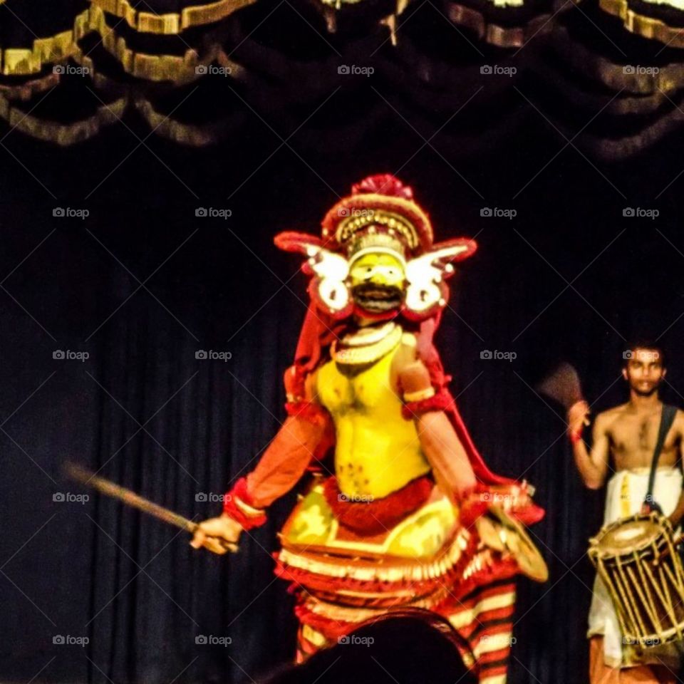 Kathakali classical dance in Kerala