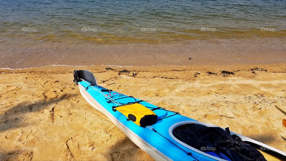 Kayak on the beach