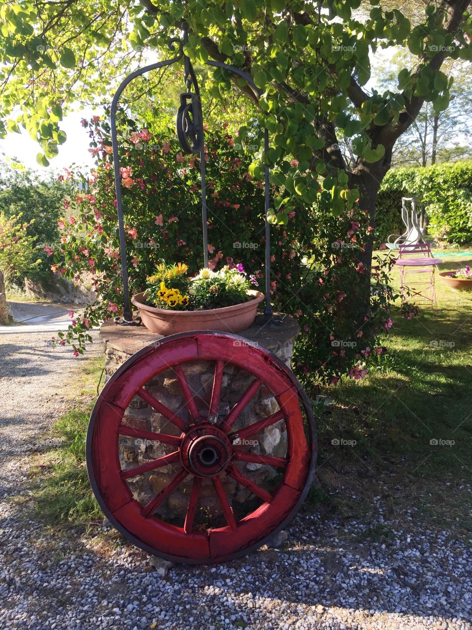 Wheel in Tuscany - Italy