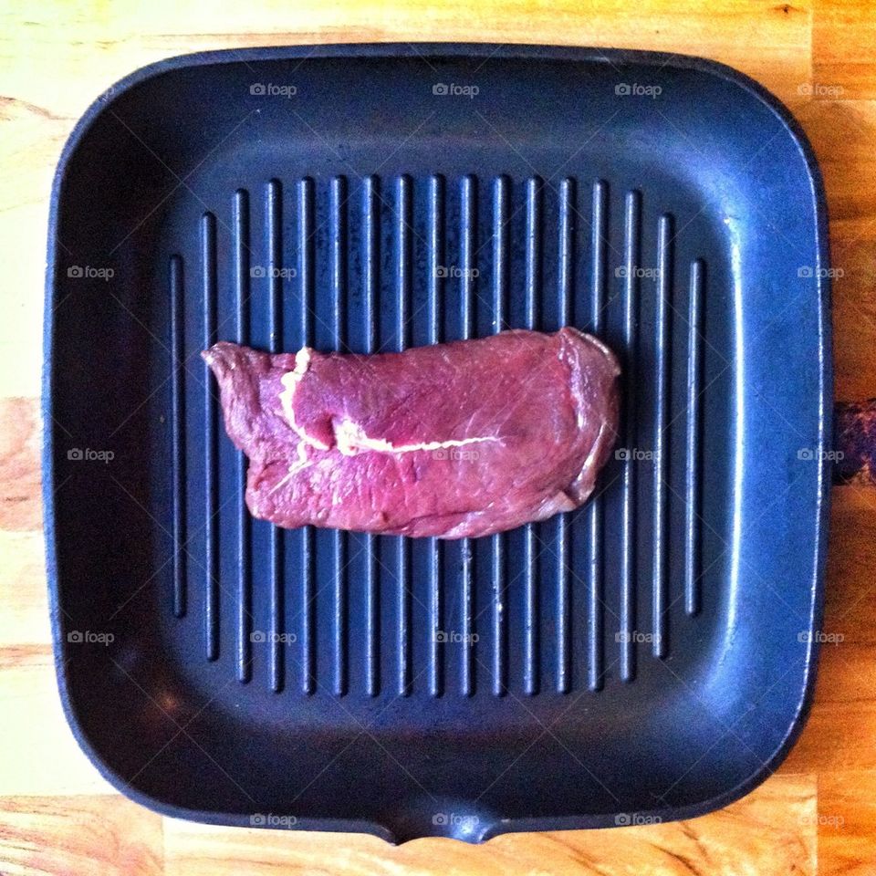 Steak in a pan