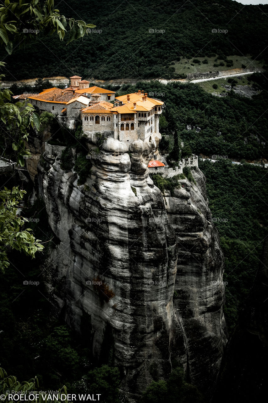 cliff top monastery