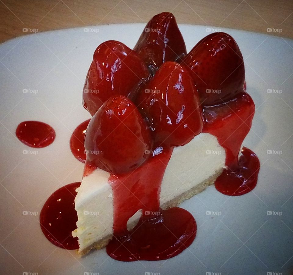 Strawberry cheesecake