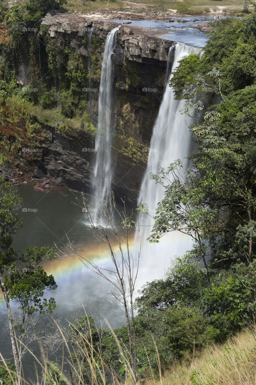 Kama Meru Falls, Gran Sabana in Venezuela.