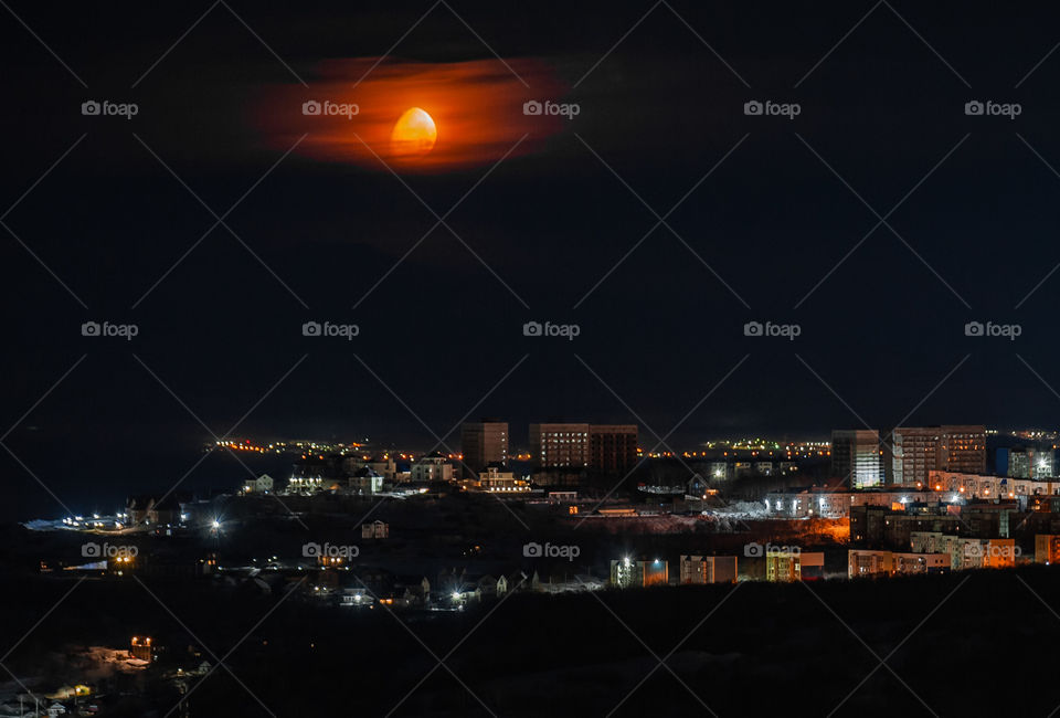 Night city, Petropavlovsk-kamchatskiy